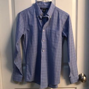 Brooks Brothers Boys Plaid Dress Shirt Size 14